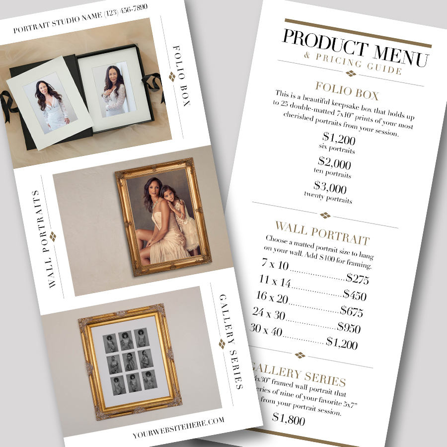 9x4 Product & Price Card Template